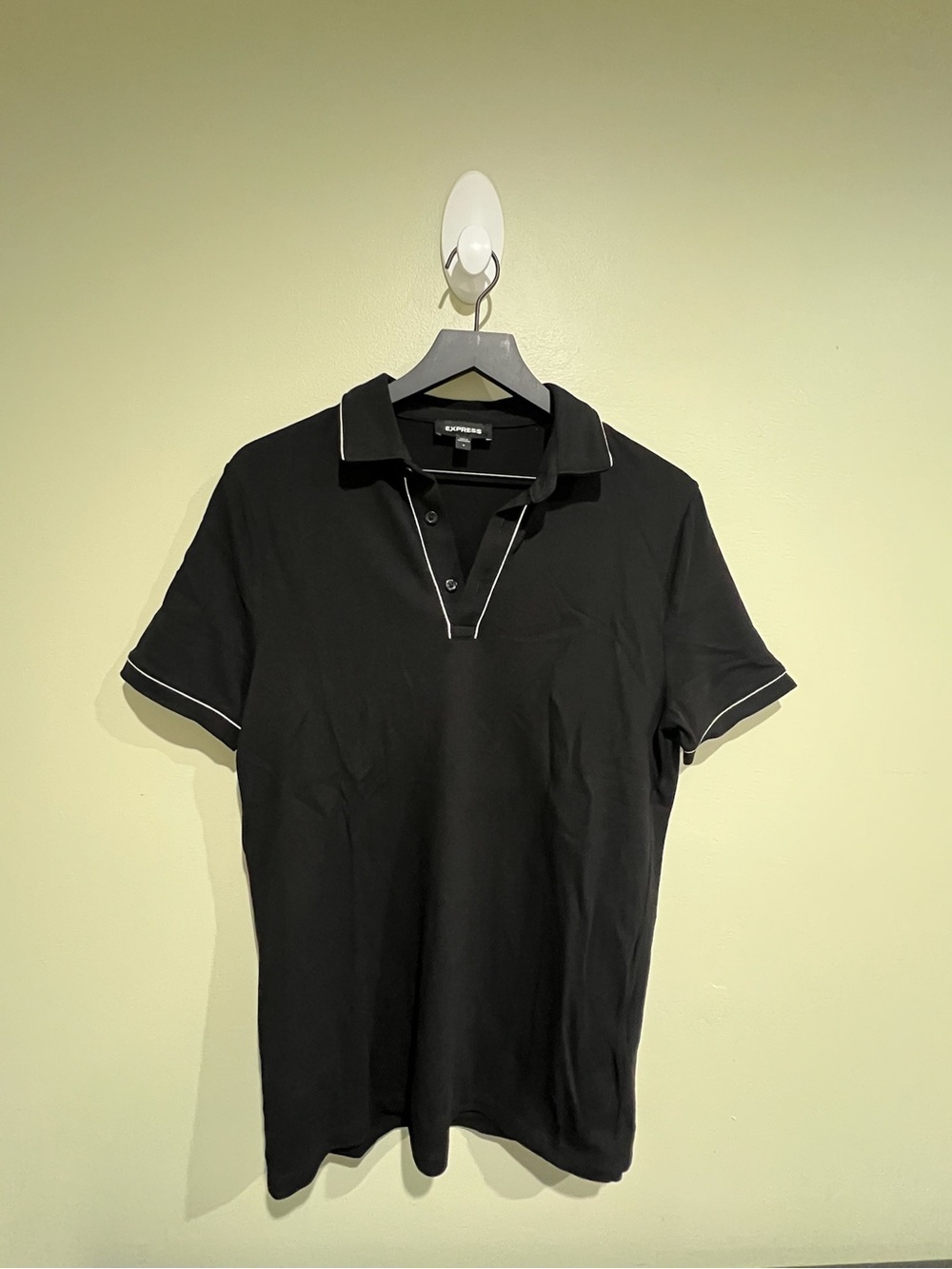 Express Black Polo tee